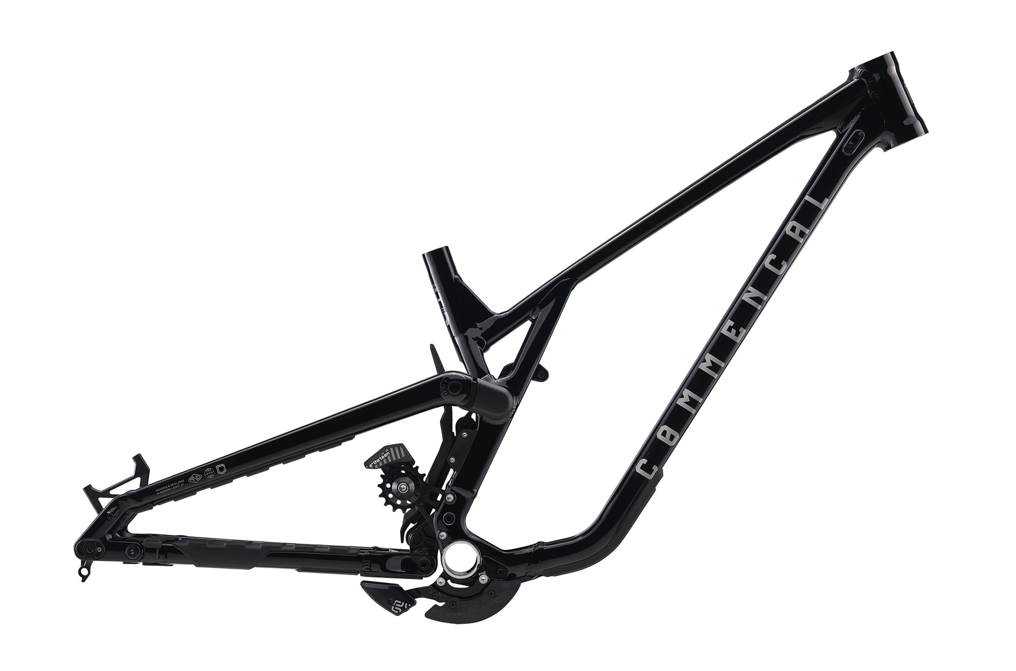 Commencal Supreme DH V5 Frame - Pure Black – Cambria Bike