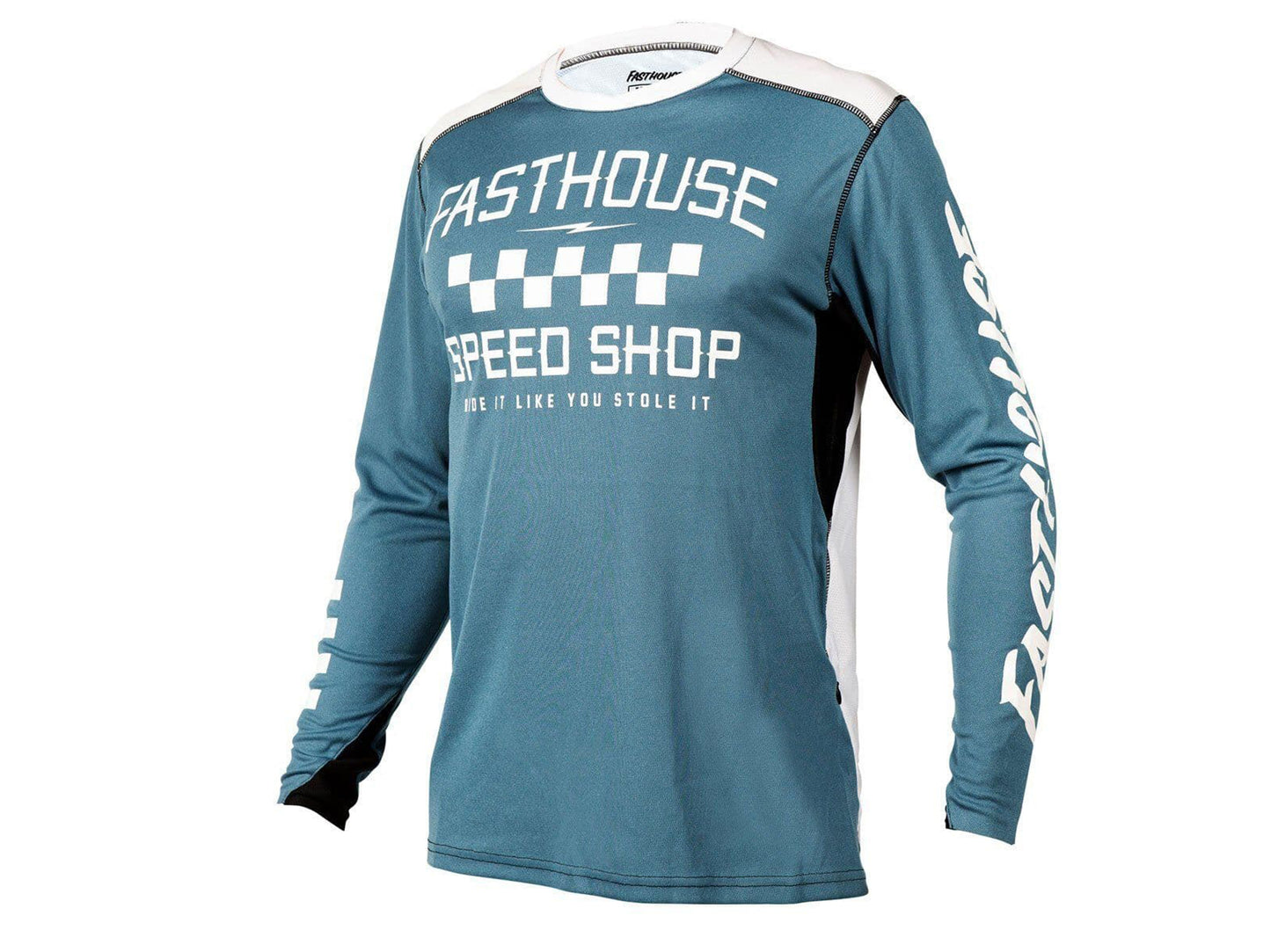 Fasthouse Alloy Roam Long Sleeve MTB Jersey - Heather Slate