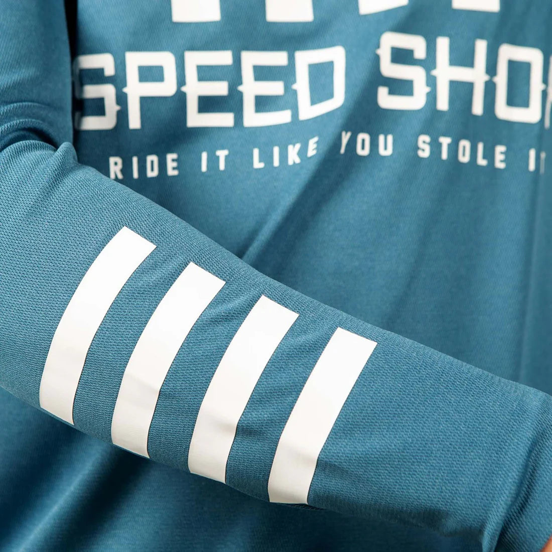 Fasthouse Alloy Roam Long Sleeve MTB Jersey - Heather Slate