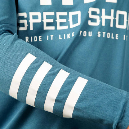 Fasthouse Alloy Roam Long Sleeve MTB Jersey - Heather Slate