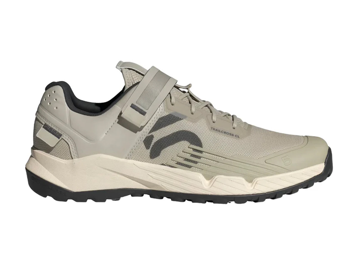 Five Ten Trailcross Clip-In MTB Shoe - Putty Gray-Carbon-Wonder White