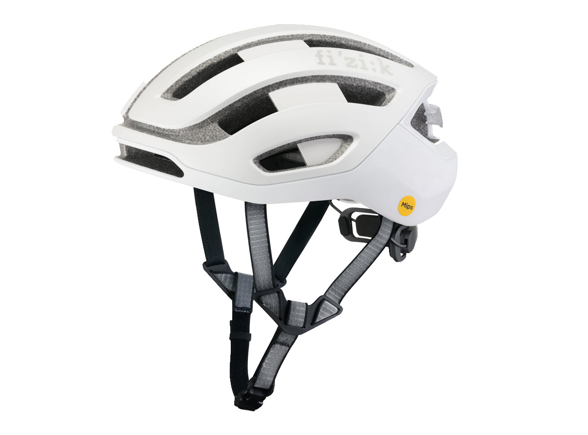 Fizik Kudo Road Helmet with Light - White