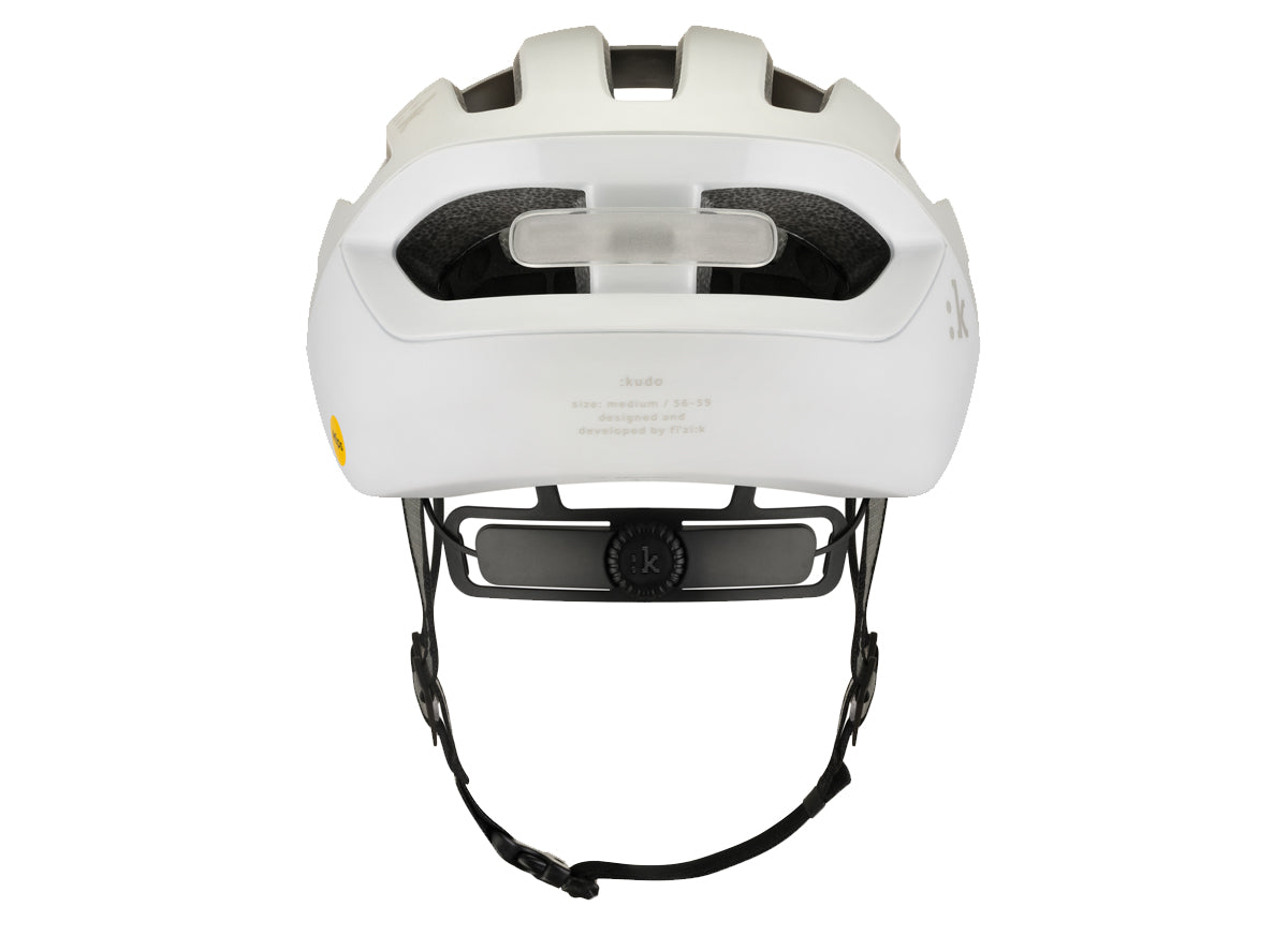 Fizik Kudo Road Helmet with Light - White