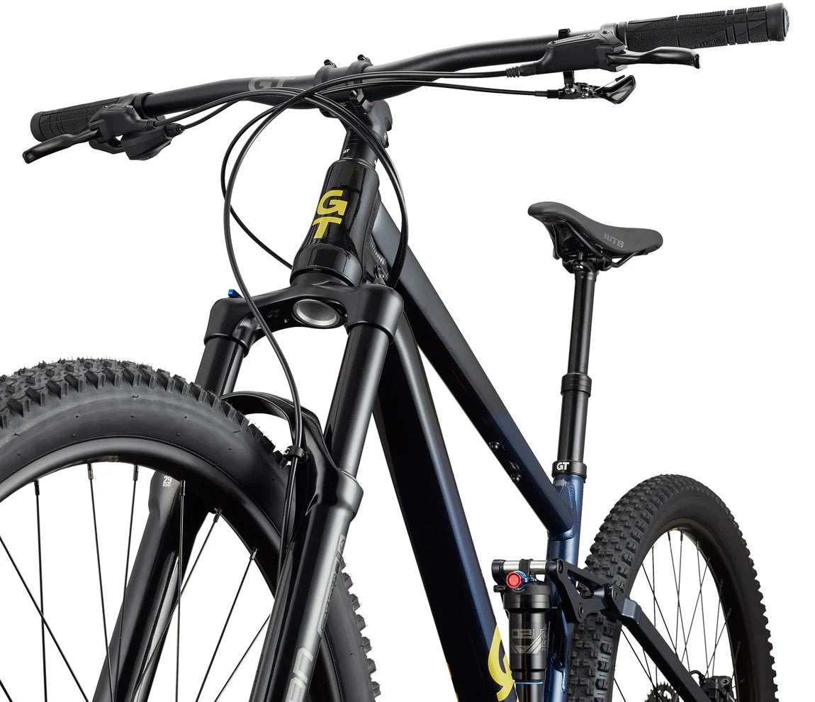 GT Bikes Zaskar FS Comp 29 - Indigo - 2024 - Blem