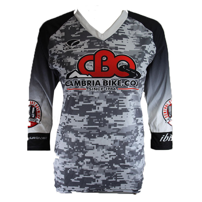 Voler CBO 3/4 Sleeve Trail Jersey - Womens - Gray
