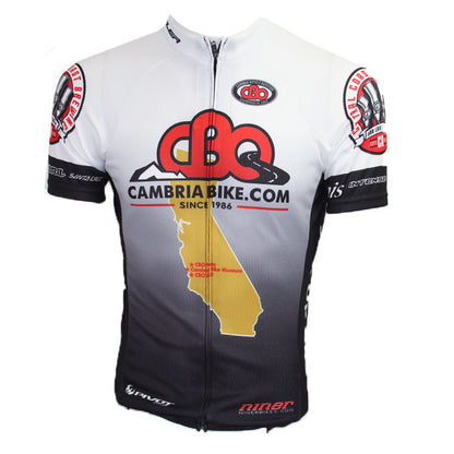 Voler CBO Short Sleeve Road Jersey - Mens - Black-White
