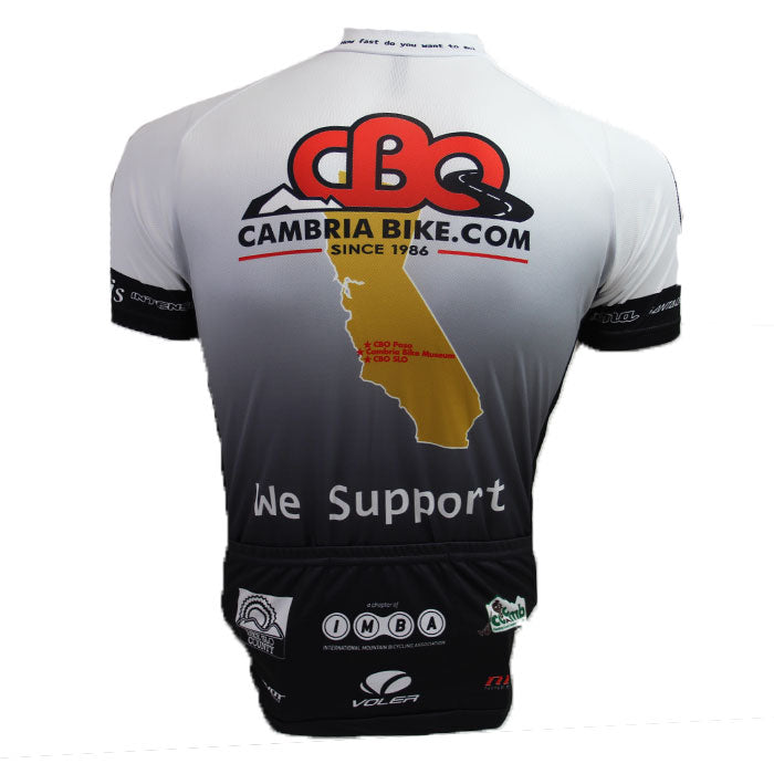 Voler CBO Short Sleeve Road Jersey - Mens - Black-White