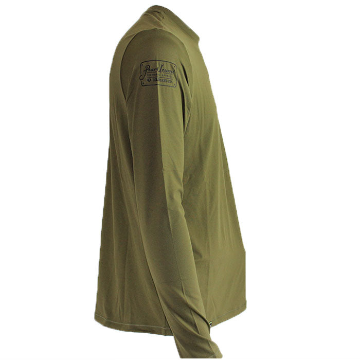 Pearl Izumi Midland Long Sleeve Tee Shirt - Legacy - Dark Olive