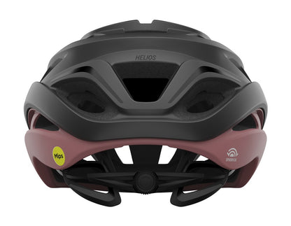 Giro Helios Spherical Road Helmet - Matt Metallic Coal-Dusty Rose