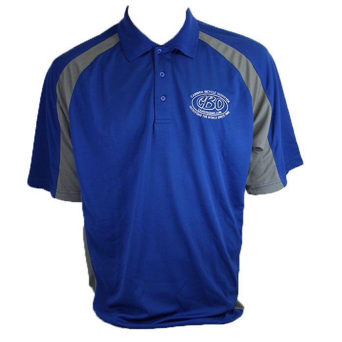 CBO Cool Tech Performance Polo Shirt - Blue