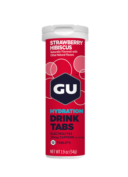 GU Hydration Drink Tabs - Strawberry Hibiscus