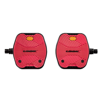 Look Geo City Grip Flat Pedals - Red
