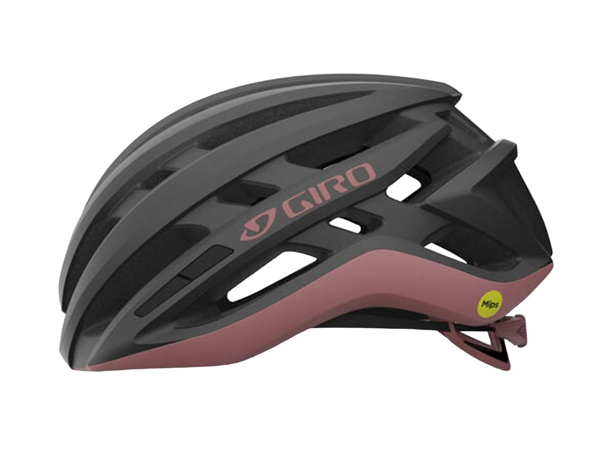 Giro Agilis MIPS Road Helmet - Matt Metallic Coal-Dusty Rose