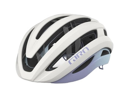 Giro Aries Spherical Road Helmet - Matt White-Light Lilac Fade