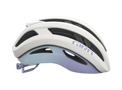 Giro Aries Spherical Road Helmet - Matt White-Light Lilac Fade