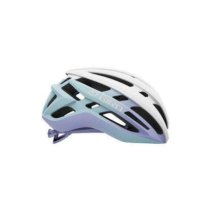 Giro Agilis MIPS Road Helmet - Matt White-Light Lilac Fade