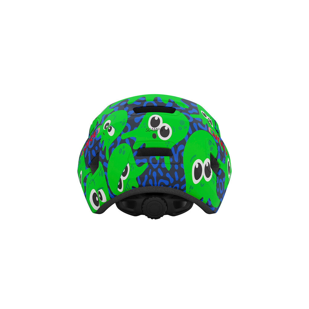 Giro Scamp II Child Helmet - Matt Midnight-Bright Green Inked