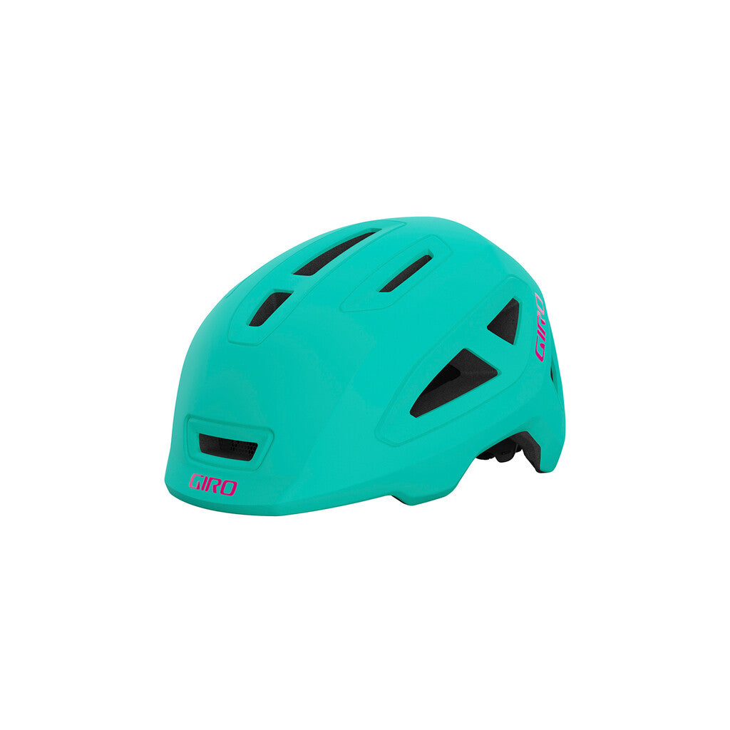 Giro Scamp II Child Helmet - Matt Screaming Teal - Cambria Bike