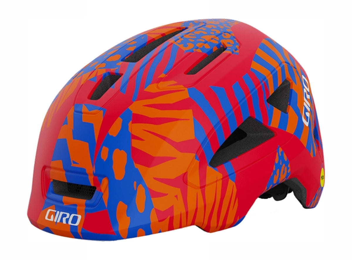 Giro Scamp MIPS II Child Helmet - Matt Red Animal