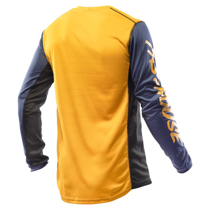 Fasthouse Grindhouse Tempo Jersey - Midnight Navy-Vintage Gold