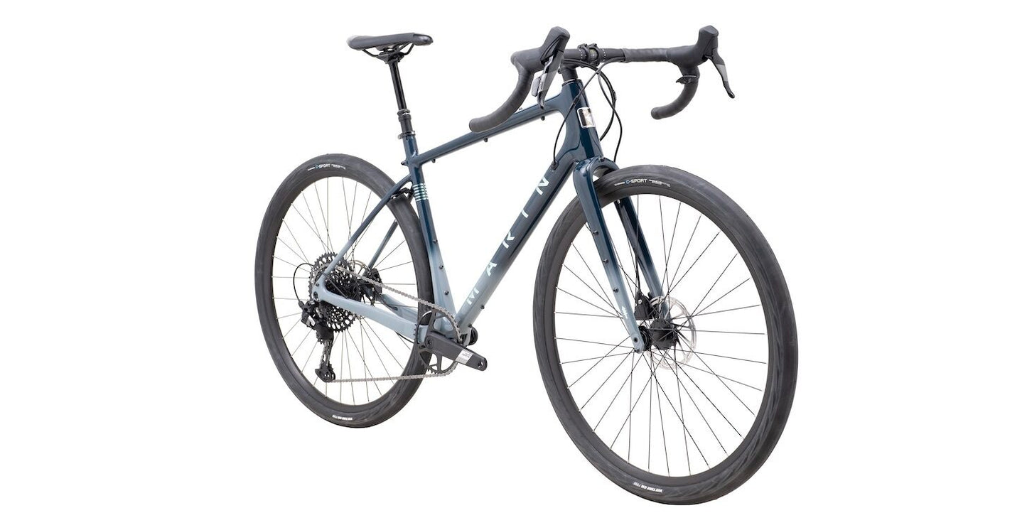 Marin Headlands 2 700c Adventure Road Bike - Dark Blue-Gray-Light Blue