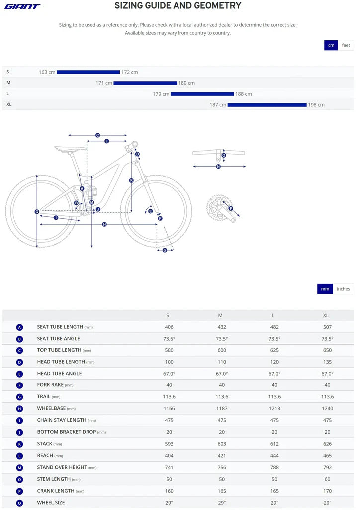 Giant Stance E+ 2 29 E-Bike - Black Diamond - 2023