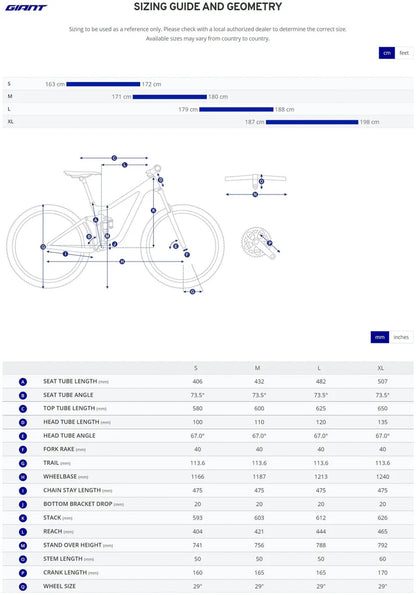 Giant Stance E+ 2 29 E-Bike - Black Diamond - 2023