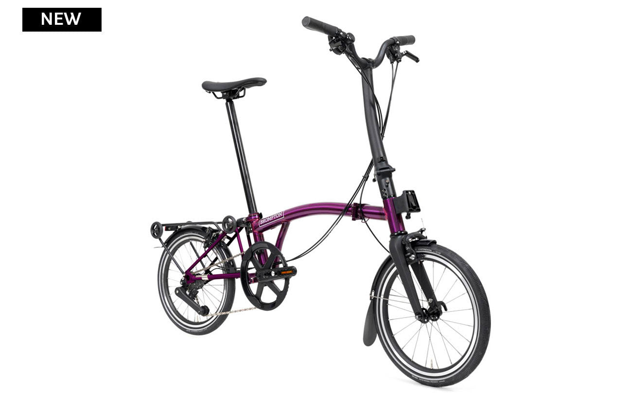 Brompton P Line 12-Speed - Amethyst Lacquer