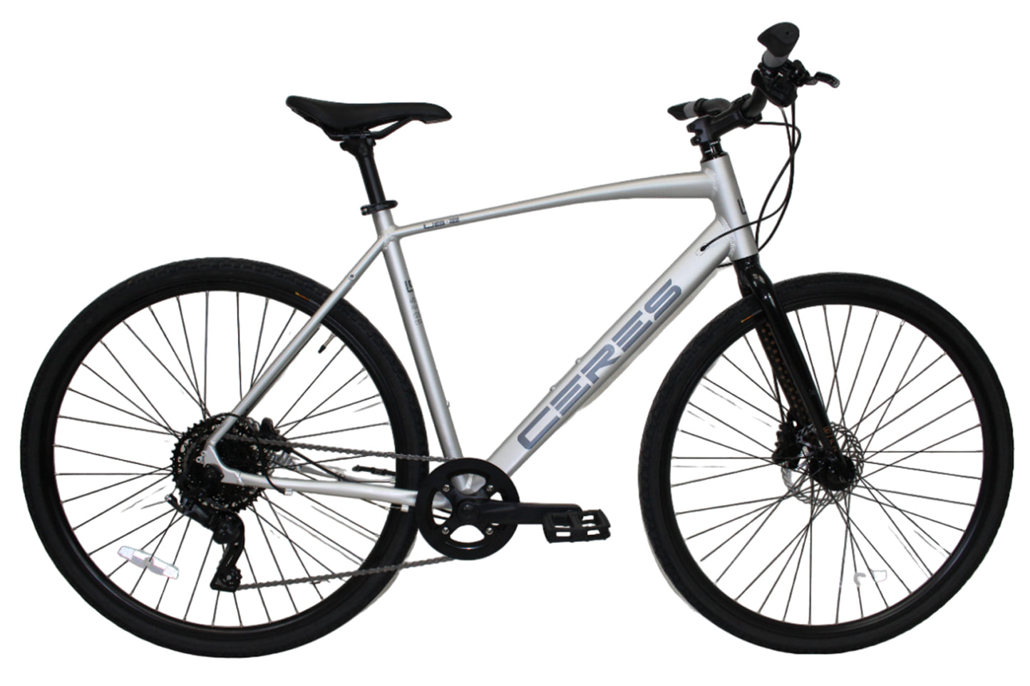 Ceres UB2 700c 9 Spd Hybrid MTB Bike - Kona Fork - Gray