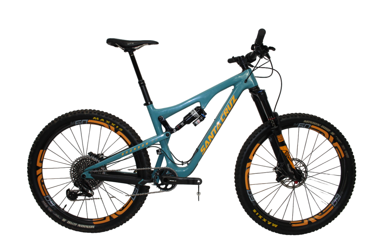 Santa Cruz Bronson 2 CC X01/ENVE Kit - Slate Blue - Medium - Demo 6