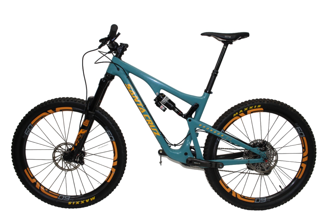 Santa Cruz Bronson 2 CC X01/ENVE Kit - Slate Blue - Medium - Demo 6