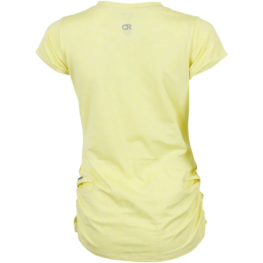 Club Ride Deer Abby Short Sleeve MTB Jersey - Womens - Yellow