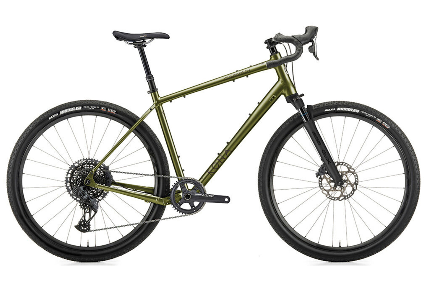 Kona Ouroboros 700c Gravel Bike - Turismo Olive - 2025