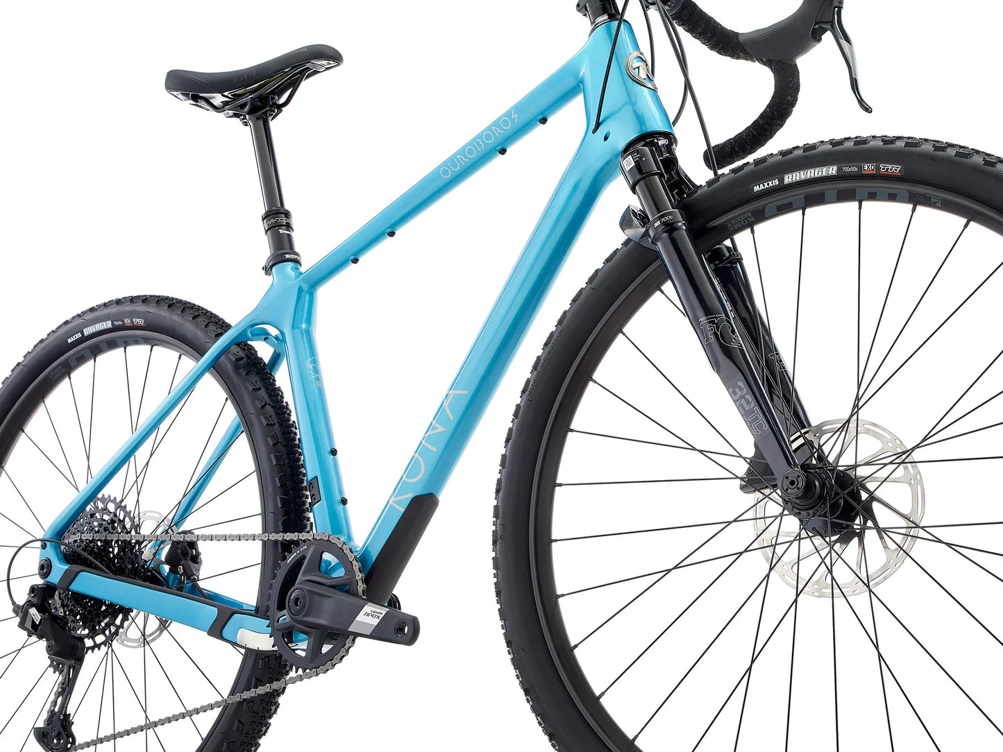 Kona Ouroboros CR 700c Gravel Bike - Mustang Blue - 2025
