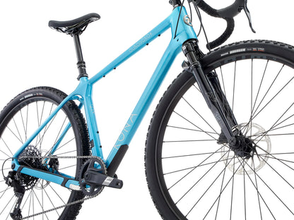 Kona Ouroboros CR 700c Gravel Bike - Mustang Blue - 2025