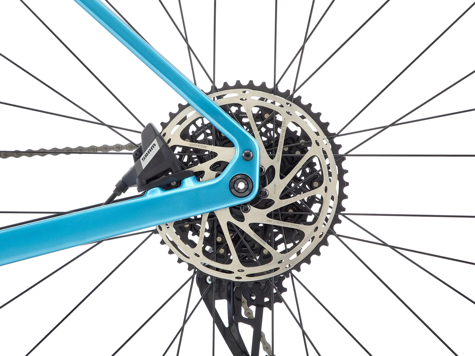 mustang gravel bike Kona Ouroboros CR 700c Gravel Bike - Mustang Blue