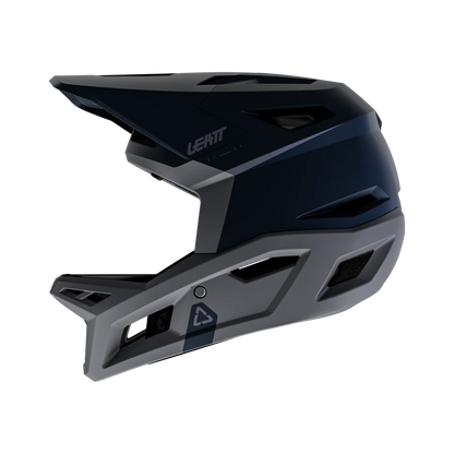 Leatt MTB Gravity 4.0 Full Face Helmet - Stealth Black-Grey