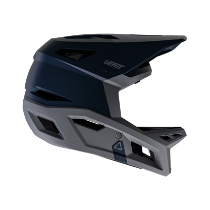 Leatt MTB Gravity 4.0 Full Face Helmet - Stealth Black-Grey