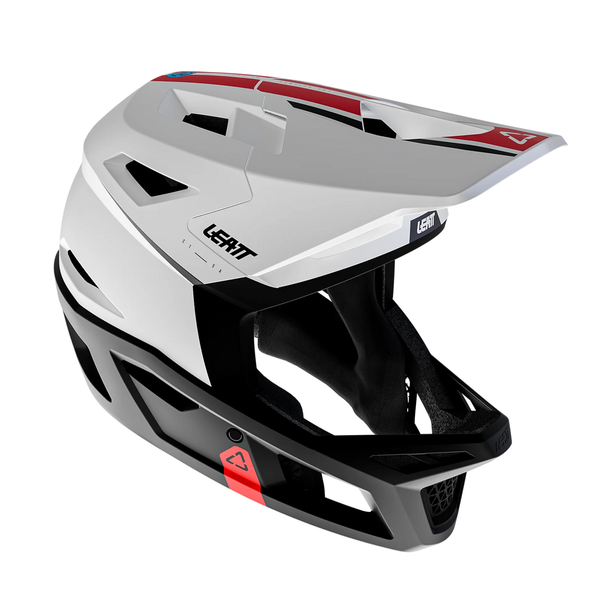 Leatt MTB Gravity 4.0 Full Face Helmet - Black-White