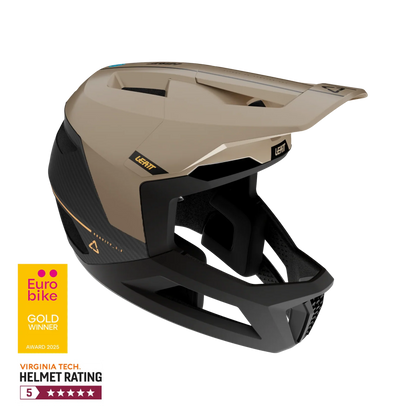 Leatt MTB Gravity 5.0 Full Face Helmet - Brown