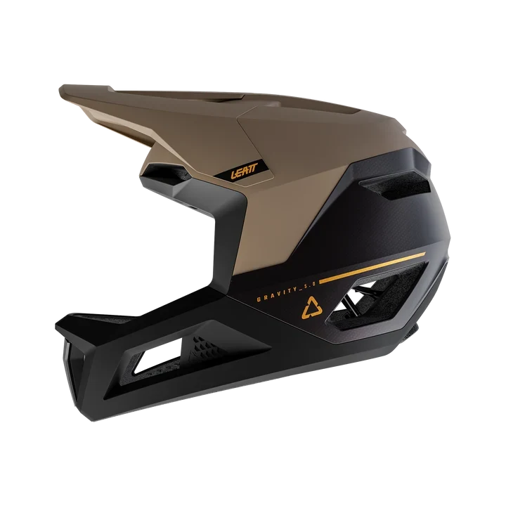 Leatt MTB Gravity 5.0 Full Face Helmet - Brown