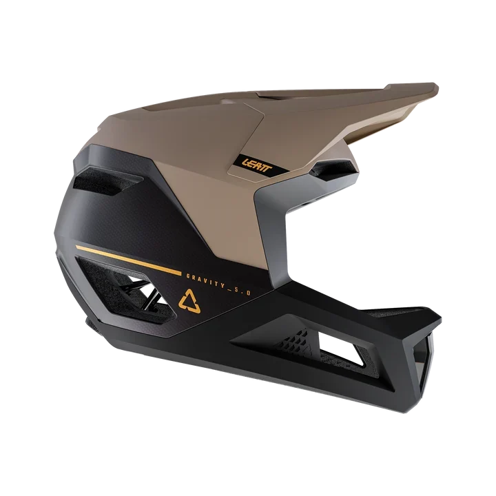 Leatt MTB Gravity 5.0 Full Face Helmet - Brown
