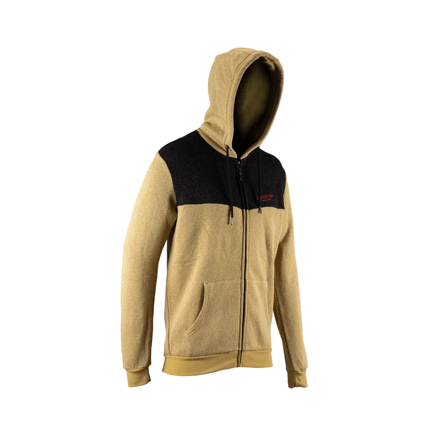 Leatt Tech Zip Hoodie - Brass Brown