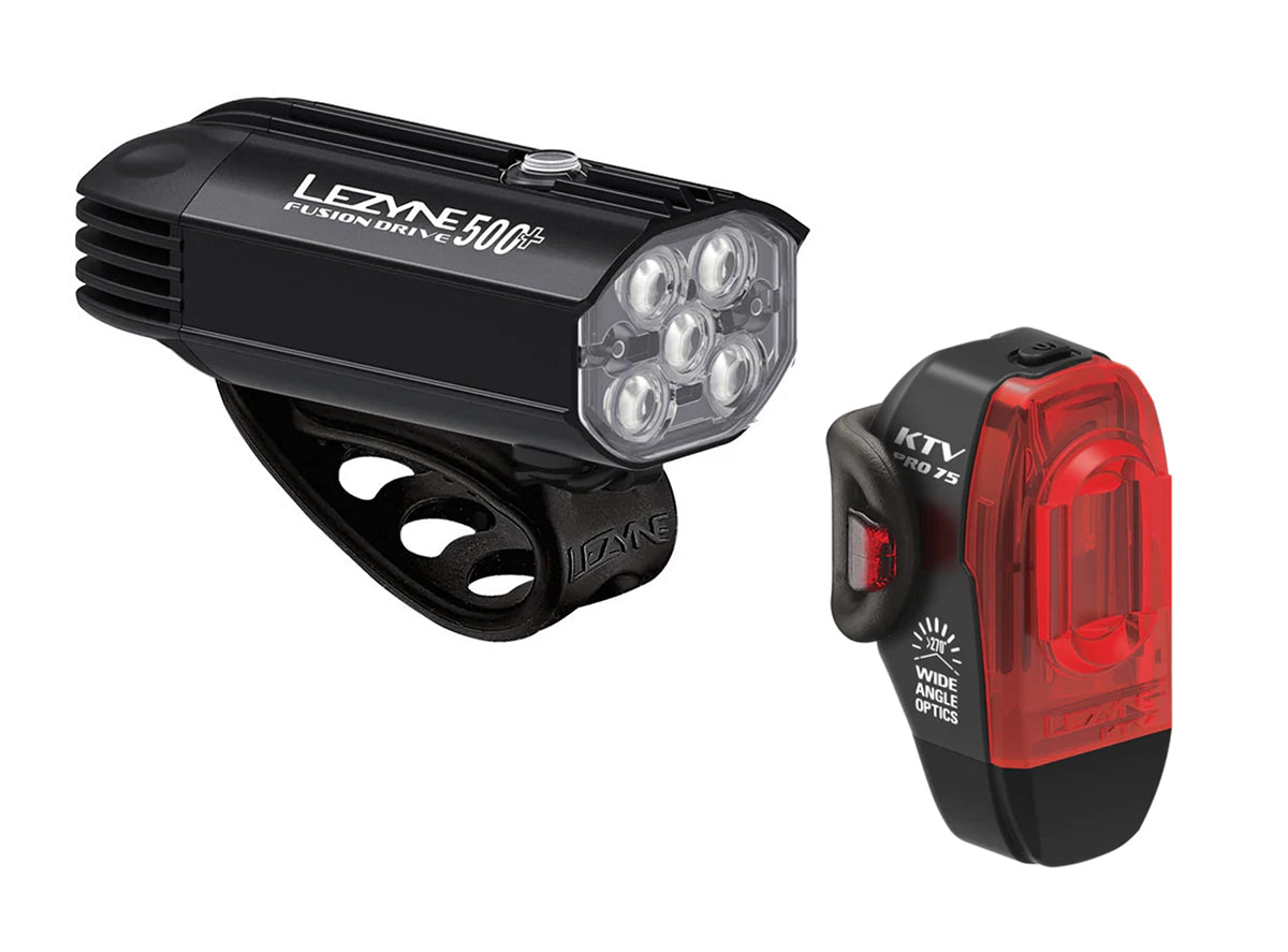 Lezyne Fusion Drive 500+ / KTV DRIVE PRO+ Light Set