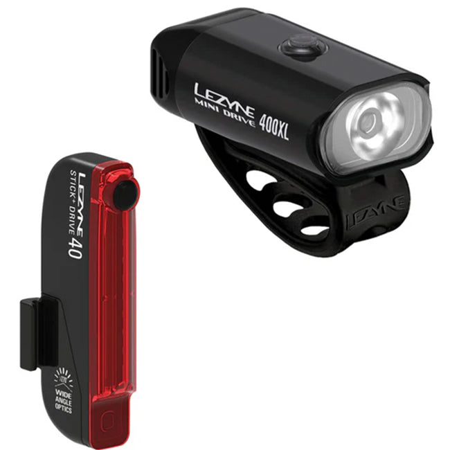 Lezyne Mini Drive 400XL / KTV Stick Drive+ Light Set