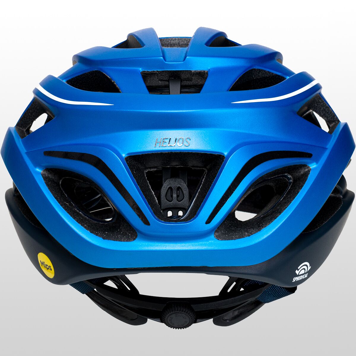 Giro Helios Spherical Road Helmet - Matt Ano Blue – Cambria Bike