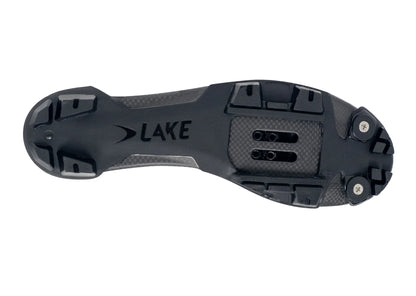 Lake MX30G Gravel Shoe - Wide - Black-Black