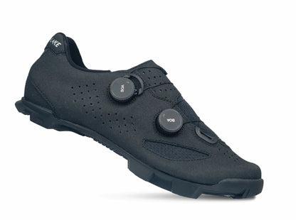 Lake MX239 Gravel Shoe - Wide - Black-Black