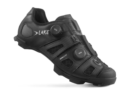 Lake MX242 MTB Shoe - Black-Silver