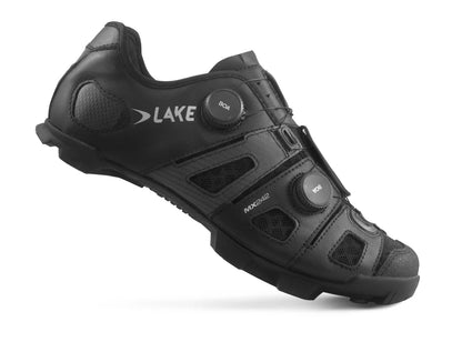 Lake MX242 MTB Shoe - Black-Silver